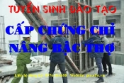 Đao tao 3-6 thang cap chung chi  So cap nghe nang bac tho 2018-2019